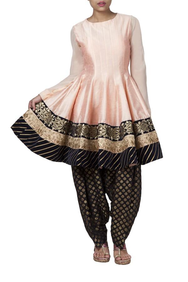 Short frock sales designs with salwar