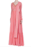 Baby Pink Anarkali Gota Patti Suit Set