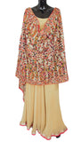 Beige Color Kashmiri Dupatta