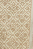 Beige Cotton Silk Embroidered Kurta Set