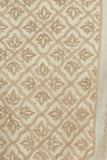 Beige Cotton Silk Embroidered Kurta Set