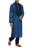 Blue Embroidered Kurta Set