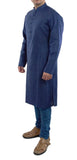 blue color mens kurta set