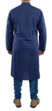 men blue kurta