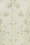 Cream Raw Silk Embrodered Nehru Jacket Bandhgala Waistcoat Bandi