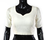 Cream Color Silk Blouse