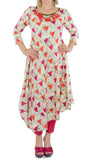 Asymmetrical Digital Print Long Kurti