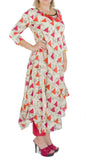 Asymmetrical Digital Print Long Kurti