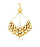 Gold Kundan Passas With Pearl Drop