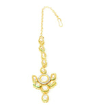 Gold Kundan Small Maangtikka