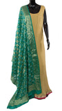 Green Color Bandhani Silk Dupatta
