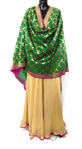 Green Color Banarsi Dupatta