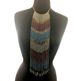Handmade Beaded Bib Necklace