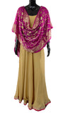 Hot Pink Color Bandhani Silk Dupatta