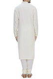 Ivory Chanderi Silk Kurta Set