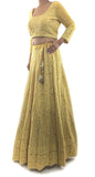 Mustard Color Chikankari Lehenga Choli With Dupatta