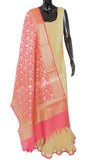 Pink Color Banarsi Dupatta