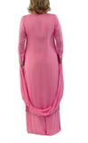Pink Color Suit in Georgette Fabric