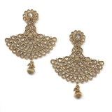 Gold Peacock Dance Earrings