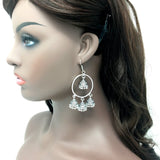 Silver Chandbali