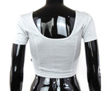 Silver Color Stretchable Blouse