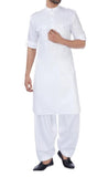 White Pathani Kurta Salwar