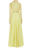 Yellow Anarkali Gota Patti Suit Set