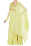Baby Pink Anarkali Gota Patti Suit Set