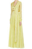 Yellow Anarkali Gota Patti Suit Set