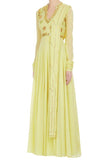 Yellow Anarkali Gota Patti Suit Set